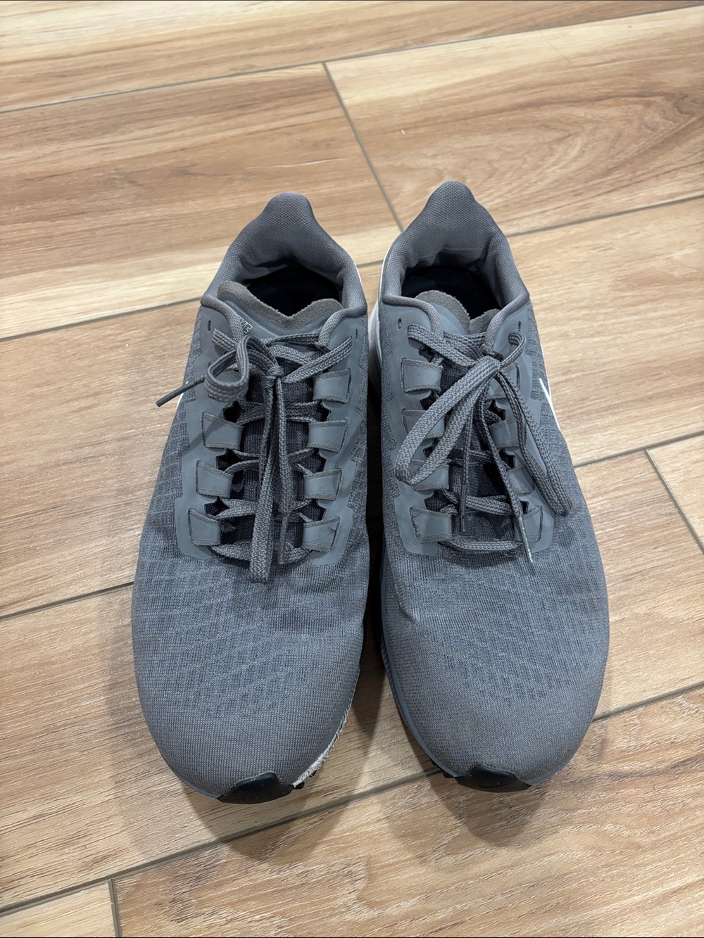 Nike Women's Gray Mesh Running Sneakers
